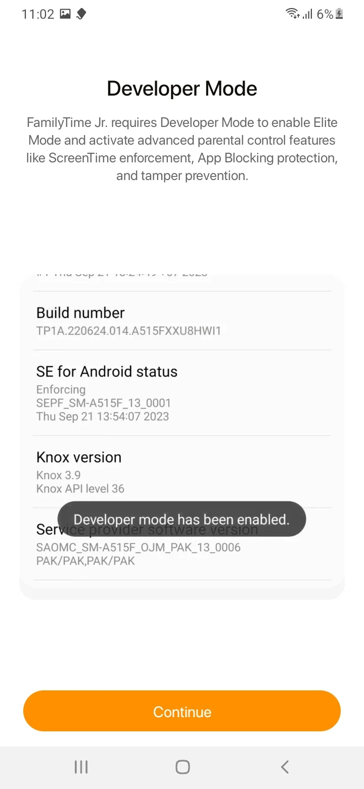 installation step