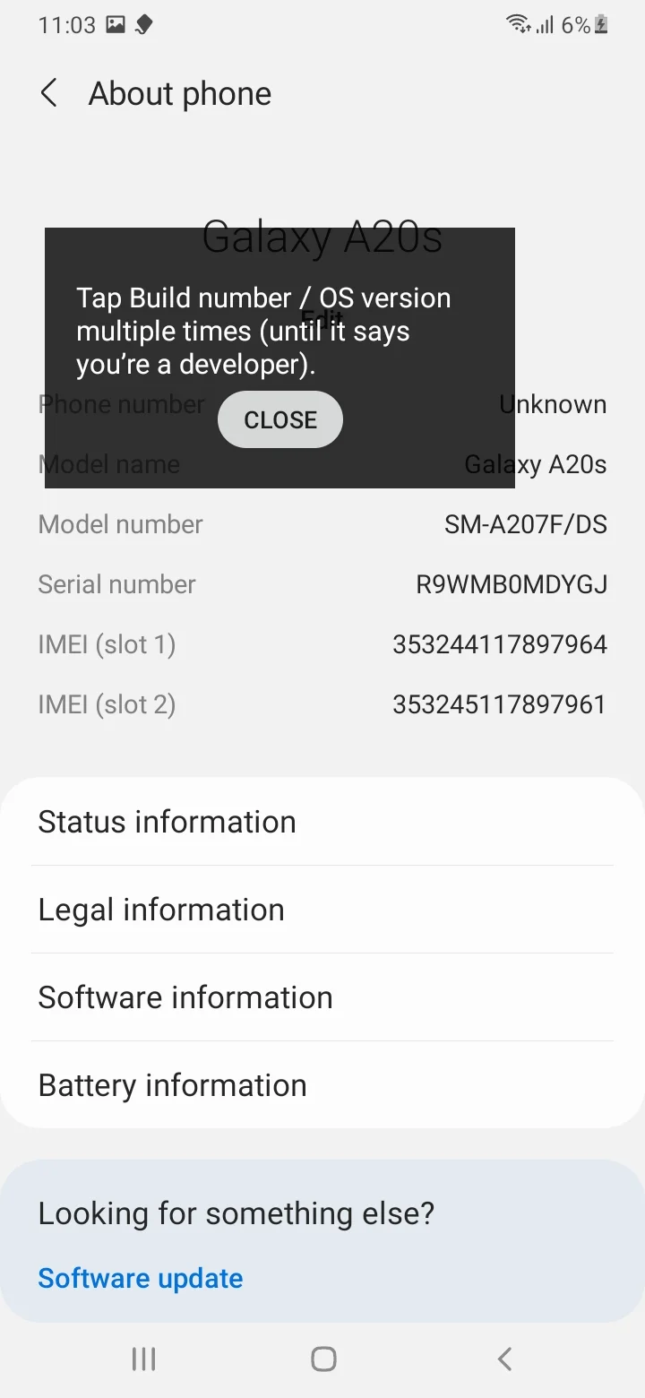 installation step