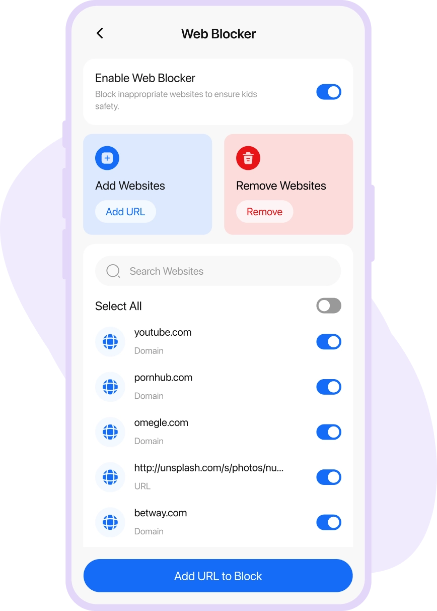 Websites Blocker