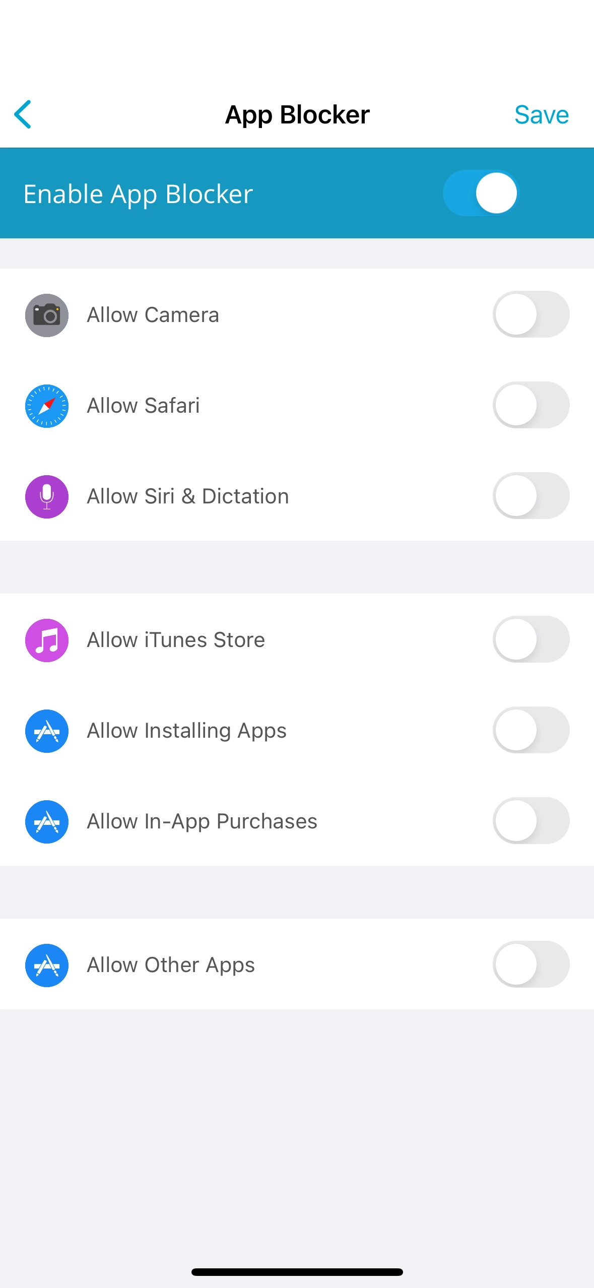 App Blocker For iOS