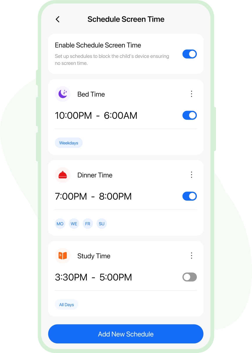 Device Schedules