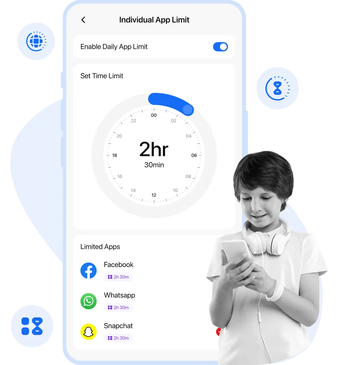 Individual app limit